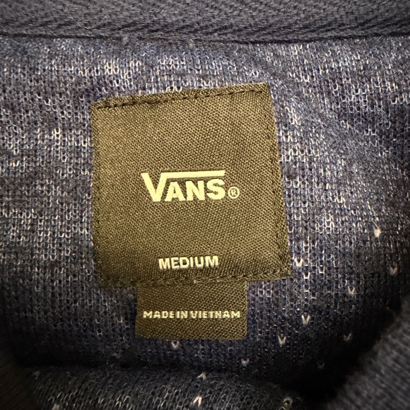 VANS - Overlook Sherpa Crew Sweatshirt - size M - blue - Picture 6 of 10